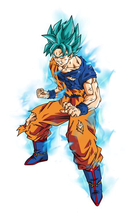 Goku Super Saiyan Blue By Bardocksonic On Deviantart Goku Super Saiyan Blue Dragon Ball Super