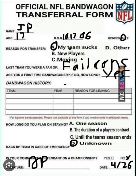 Official Bandwagon Application Rdetroitlions