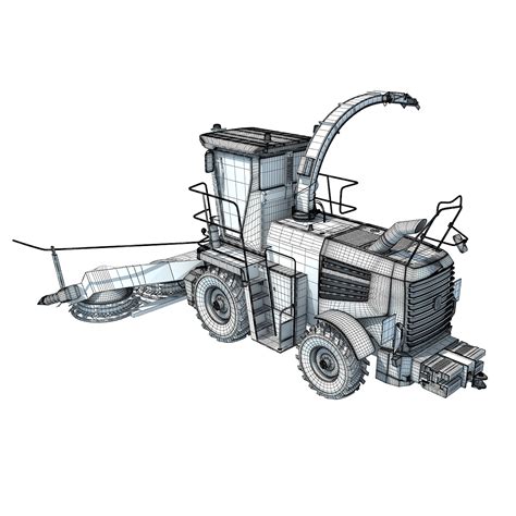 3d forage harvester model