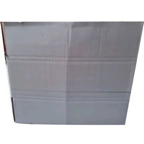 White Plain Corrugated Packaging Box at Rs 98/piece in Cuttack | ID ...