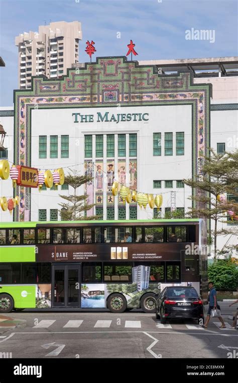 Singapore The Majestic Former Theater In Chinatown Stock Photo Alamy