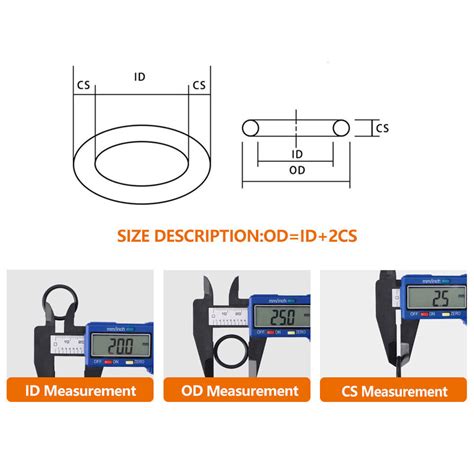 O Rings Mm Cross Section Nbr Nitrile Rubber Mm Mm Id Oil