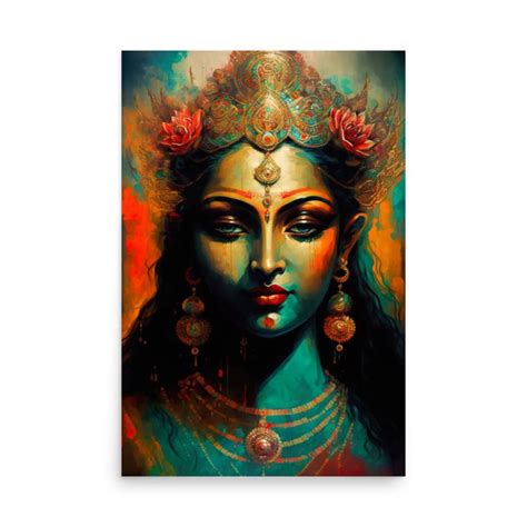 Lakshmi Digital Art Shakti Art Goddess Art Divine Feminine Goddess ...