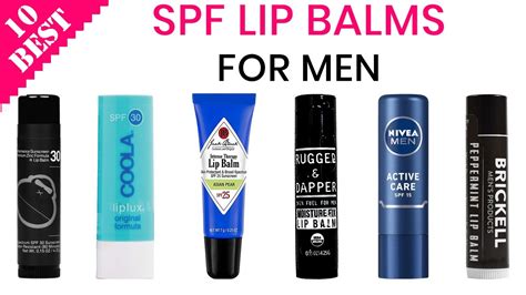 10 Best Spf Lip Balms For Men Top Spf Chapsticks For Men To Condition