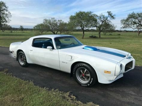 1970 Pontiac Trans Am 1970 Trans Am Polar White Ac Auto Ps Pb