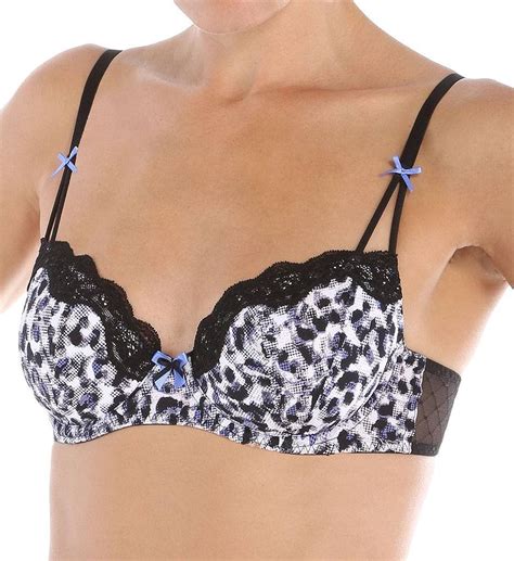 Betsey Johnson Women S Retro Glamour Demi Bra Dottie Leopard Ddd At