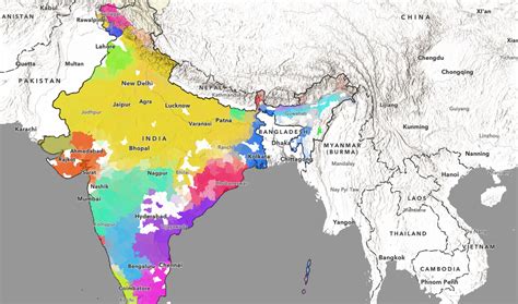 Languages Of India Map Willa Julianne