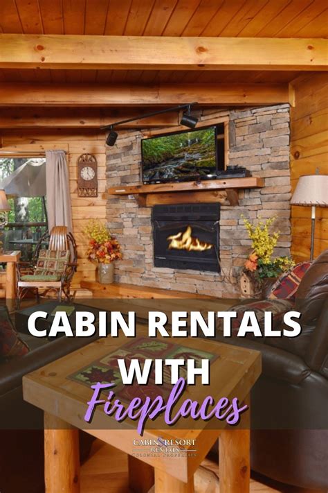 cabin rentals with fireplaces