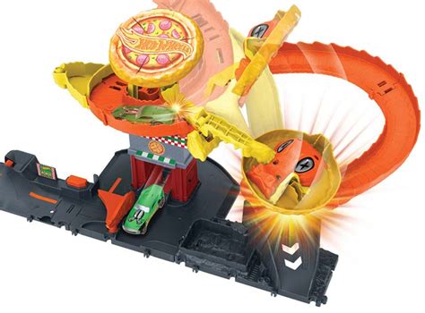 PISTA DE JUGUETE HOT WHEELS ATAQUE DE COBRA VS PIZZERIA
