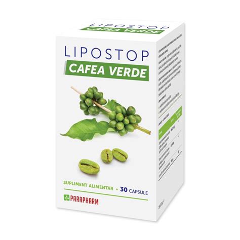 Lipostop Cafea Verde 30 Capsule Parapharm Dr Max Farmacie