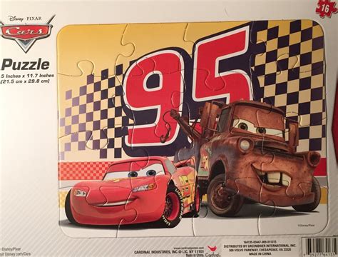 Disney*Pixar Cars 16 Piece Tray Puzzle