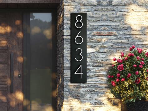Modern Address Signs For House at Kenneth Lee blog