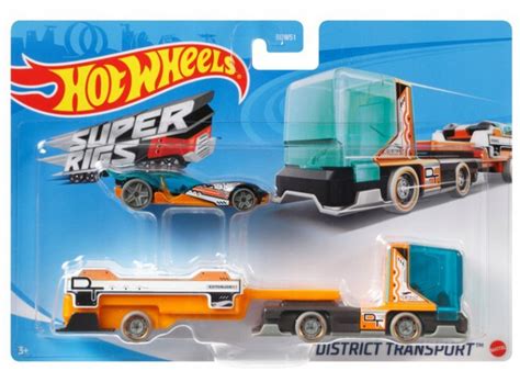 HOT WHEELS SUPER RIGS DISTRICT TRANSPOR RIG BDW Oficjalne Archiwum Allegro