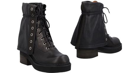 See By Chloé Leather Ankle Boots in Black - Save 49% - Lyst