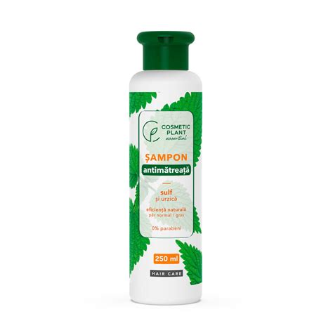 COSMETIC PLANT Sampon Antimatreata Cu Sulf Si Urzica 250ml EMAG Ro