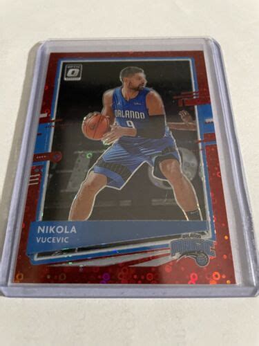 2020 21 Panini Donruss Optic Fastbreak 130 NIKOLA VUCEVIC Disco RED 85