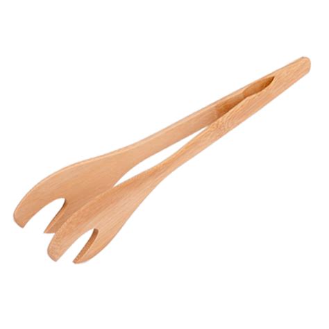 Pegador De Salada Em Bambu 30 Cm Line Brindes