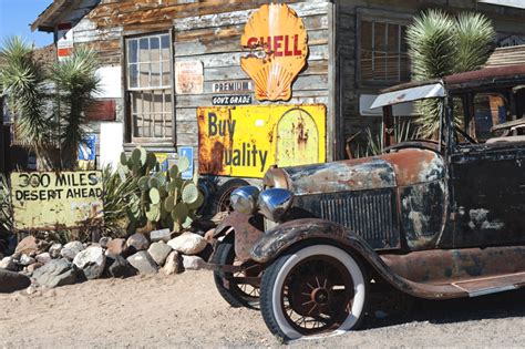 Photograph Of Vintage Car Route 66 Route 66 Photography