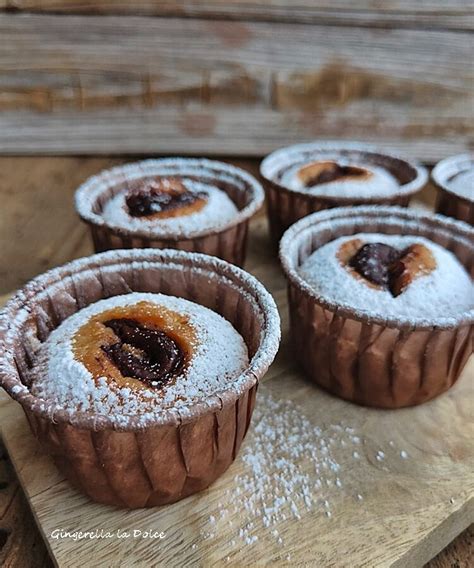 Muffin Con Crema Alle Nocciole Gingerella La Dolce