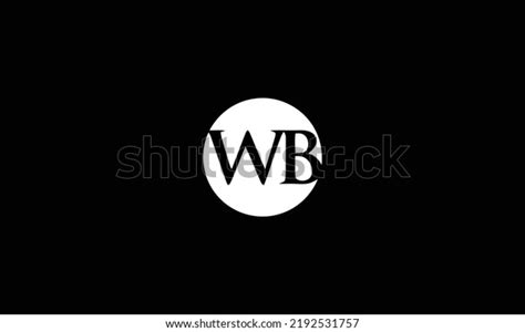 Abstract Letter Wb Logo This Logo Stock Vector (Royalty Free ...