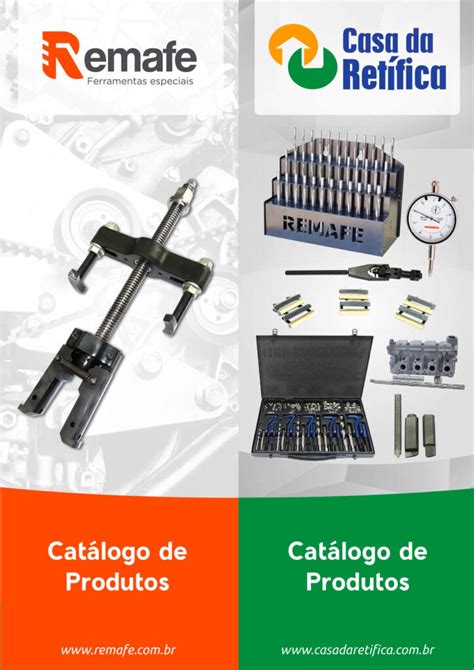 Catálogo REMAFE Solução em Ferramentas Especiais para Retífica de