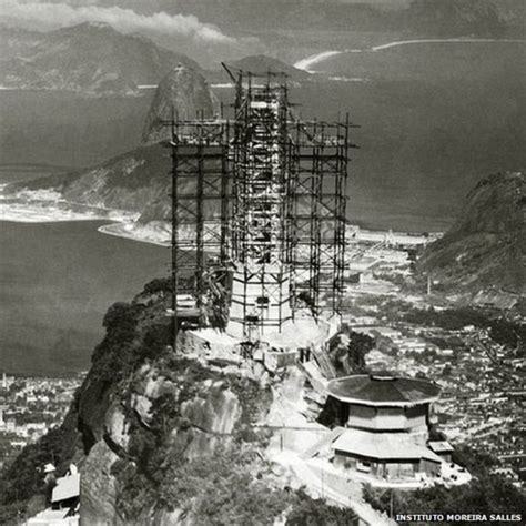 How Christ The Redeemer Was Built In Fascinating Photos Daily Mail Online