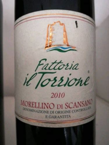 Fattoria Il Torrione Morellino Di Scansano Vivino Us