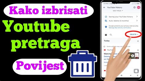 Kako Izbrisati Povijest Pretra Ivanja Na Youtubeu Brisanje