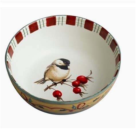 Lenox Dining Lenox Winter Greetings Everyday Stoneware Chickadee