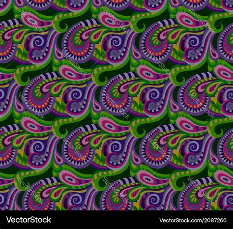 Seamless Paisley Pattern Royalty Free Vector Image