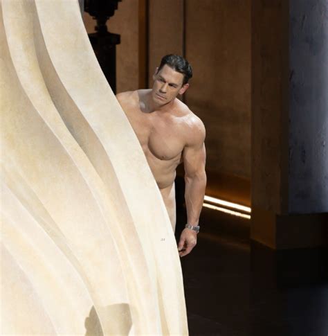 Oscars Shocker John Cena Stuns Fans By Going Nude To Present Best Costume Award