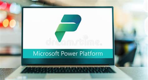 microsoft power platform logo stock   royalty  stock