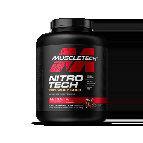 Протеин Muscletech Nitro Tech Whey Gold 2280 г купить в Астане