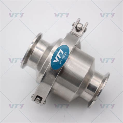 Food Grade Stainless Steel Sanitary Tri Clamped Check Valve Non Return