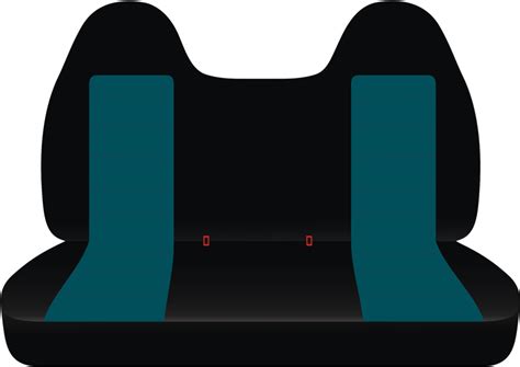 Co 26 34 Black And Teal Cotton Ford F 150 Bench Molded Car Seat Full Size Png Clipart Images