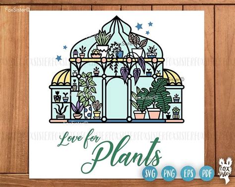 Greenhouse Svg Design For Cricut And Silhouette Gardening Svg Spring