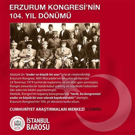 Erzurum Kongresi Nin Y Ld N M