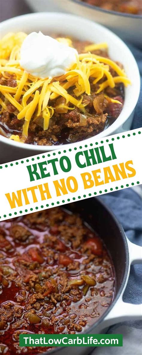 Low Carb Chili Recipe With Beans Artofit