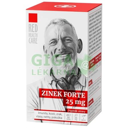 RED HEALTH CARE Zinek Forte 25mg 60 tablet GigaLekáreň sk