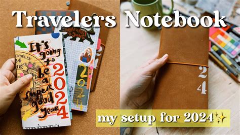 Travelers Notebook Journal Set Up Janethecrazy Youtube