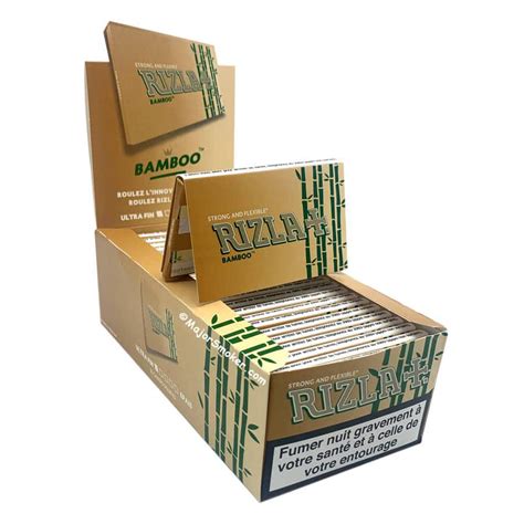 Papier Rouler Rizla Regular Bamboo En Boite Pas Cher Majorsmoker