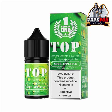 Suor Apple Ice T O Xanh Chua L Nh Top Salt Ml Vape Pod H N I