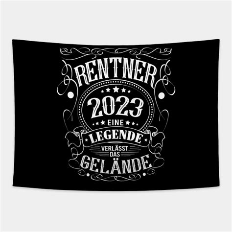 Rentner 2023 eine Legende verlässt das Gelände Geschenk Tapestry