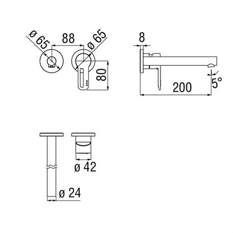 Nobili Rd Cr New Road Miscelatore Lavabo Solo Parte Esterna