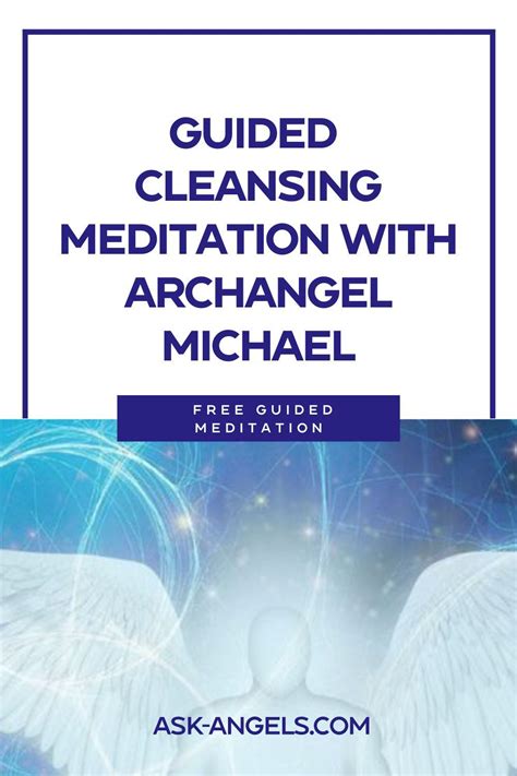 Guided Meditation with Archangel Michael | Guided meditation, Free ...