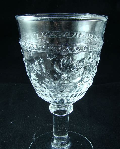 Pfaltzgraff Glass American Originals Clear Water Goblet S Excellent