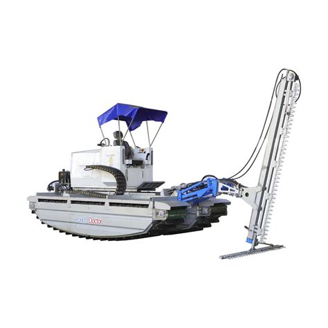 Amphibious Harvester Machine Amh Relong Aquatic Weed Tracked