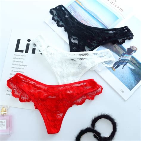 Underwear Women G String Sexy Lingerie Lace Thong Seamless Panty Knickers 8014 Shopee Malaysia