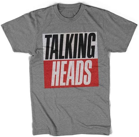 Talking Heads Unisex T Shirt Colours Camisetas Bandas