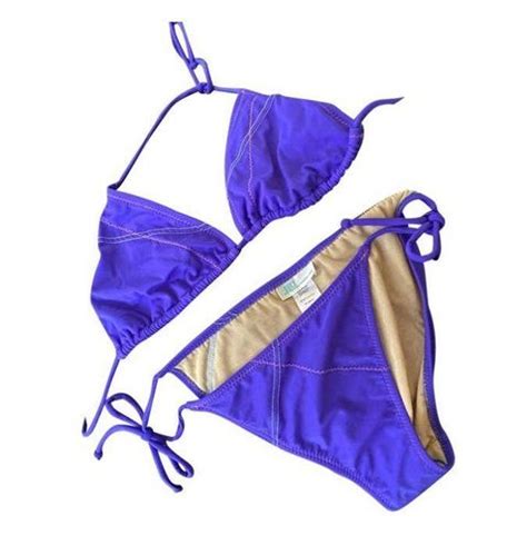 Jennifer Lopez Jlo Tringle Bikini Set Blue Size L From Jello